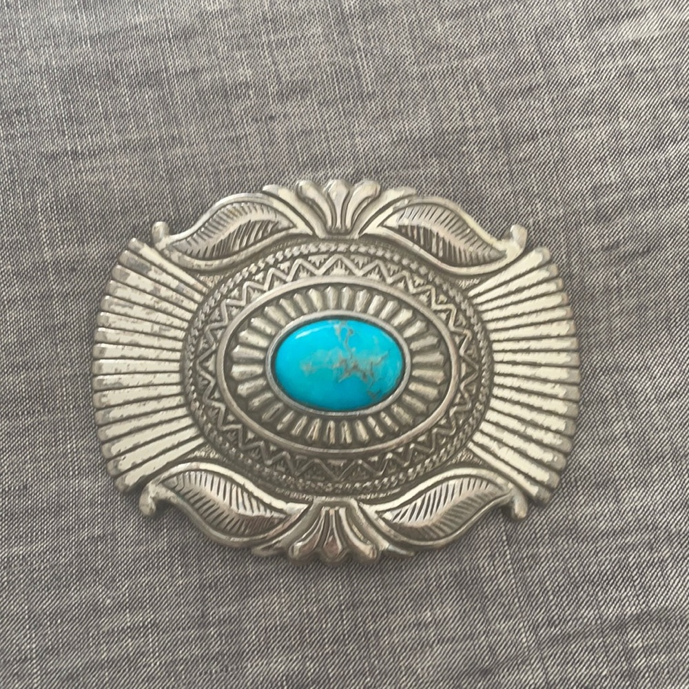 Navajo Turquoise Buckle